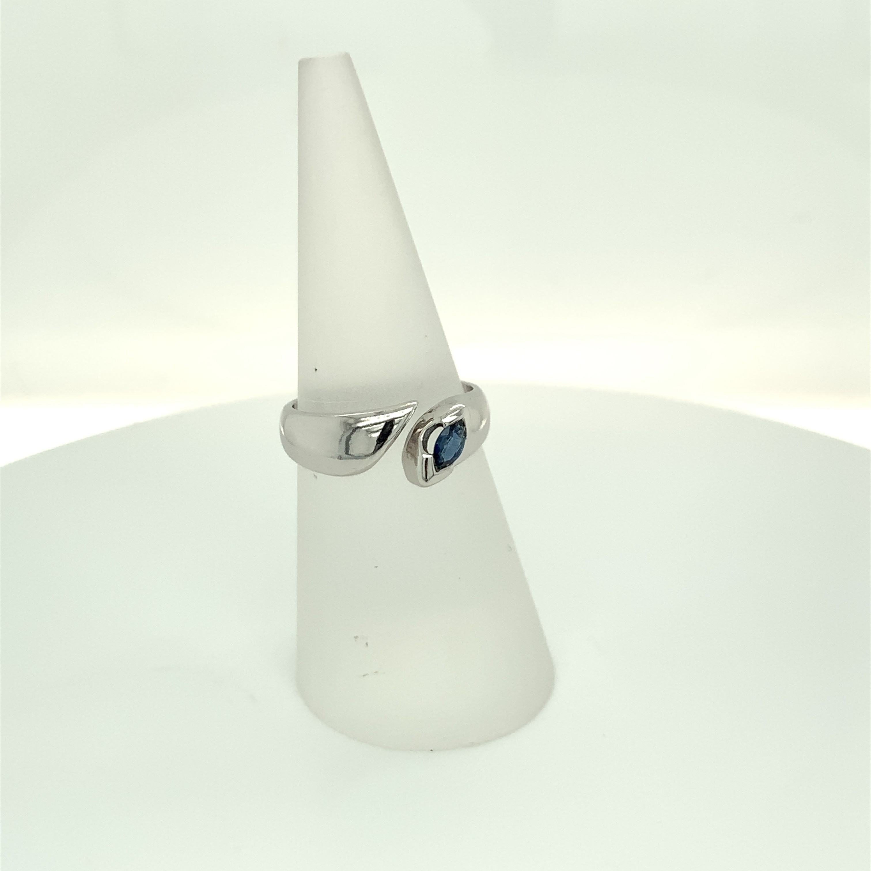 Saphir Ring Silber 925/-