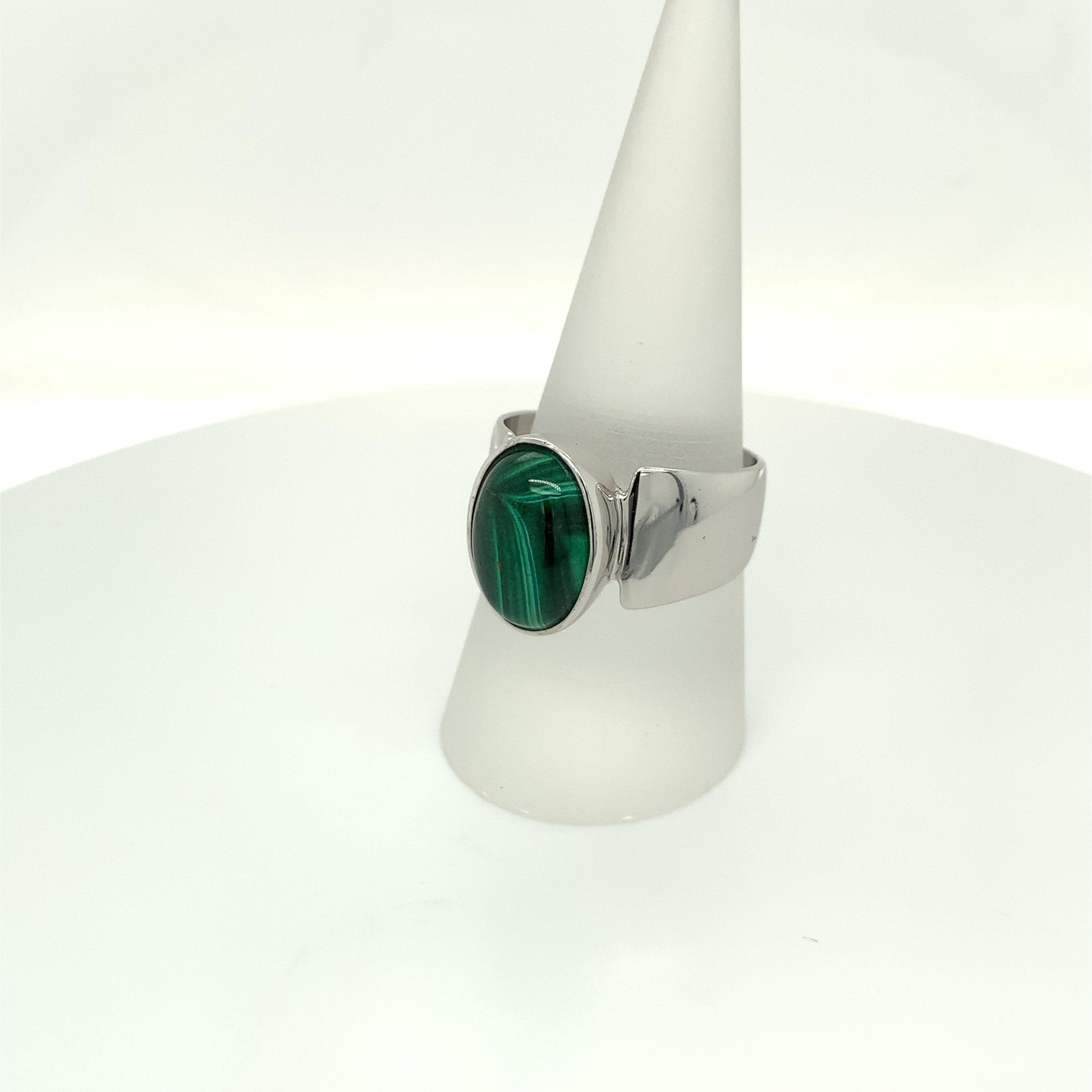 Malachit Ring Silber 925/- | SW341