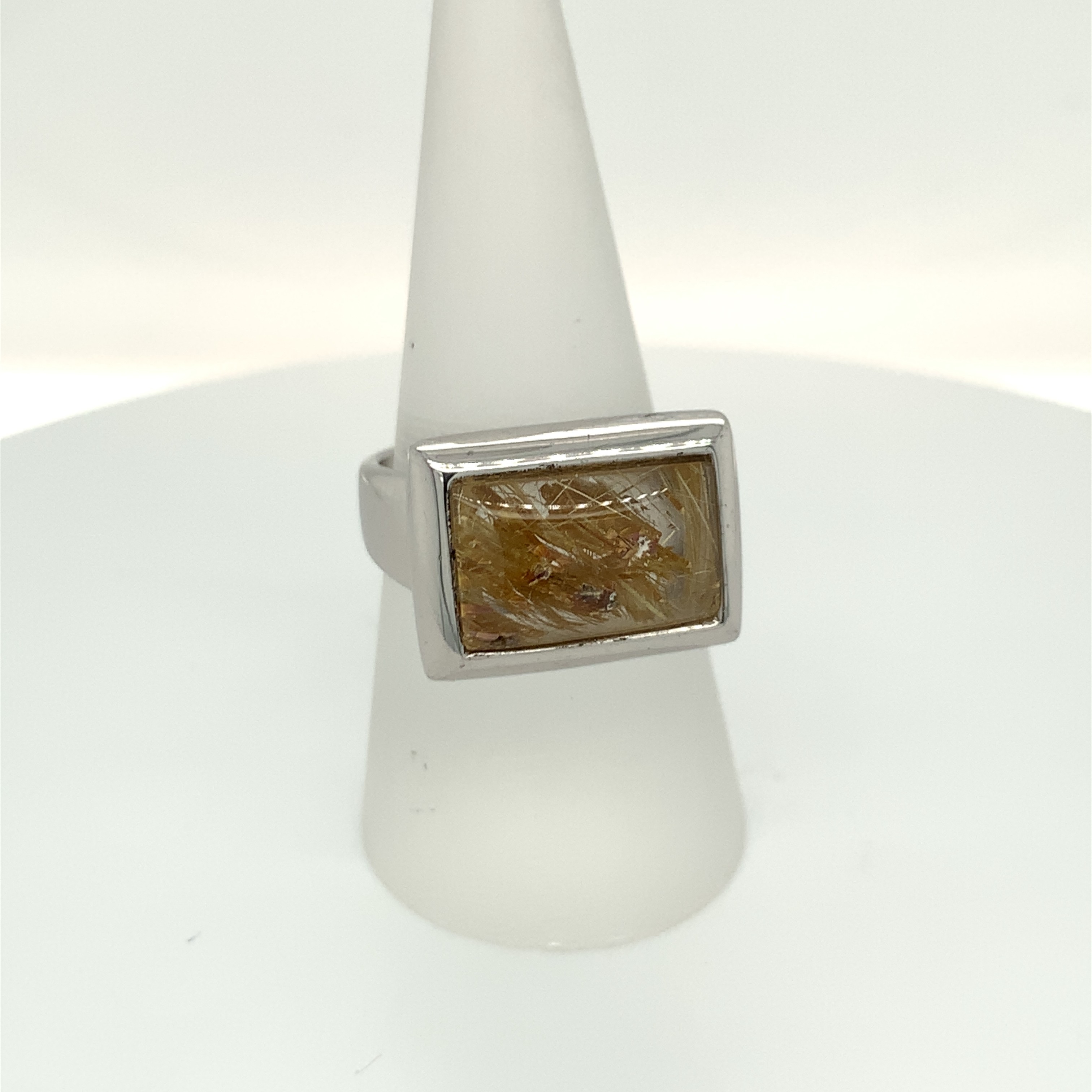 Rutilquarz Ring Silber 925/-