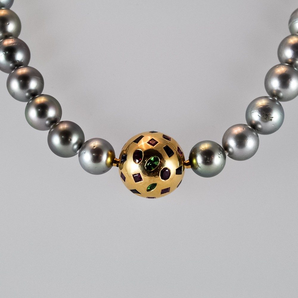 Tahiti Perlen Collier 95 Gramm